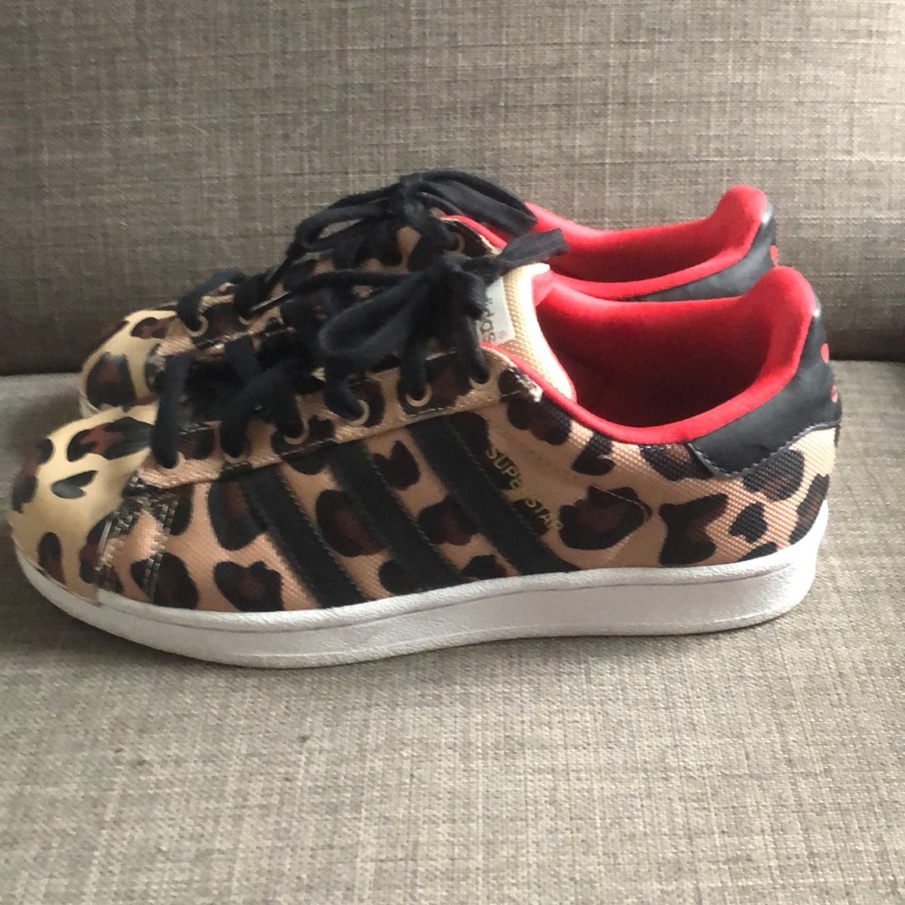 Adidas Suoerstar Cheetah Print